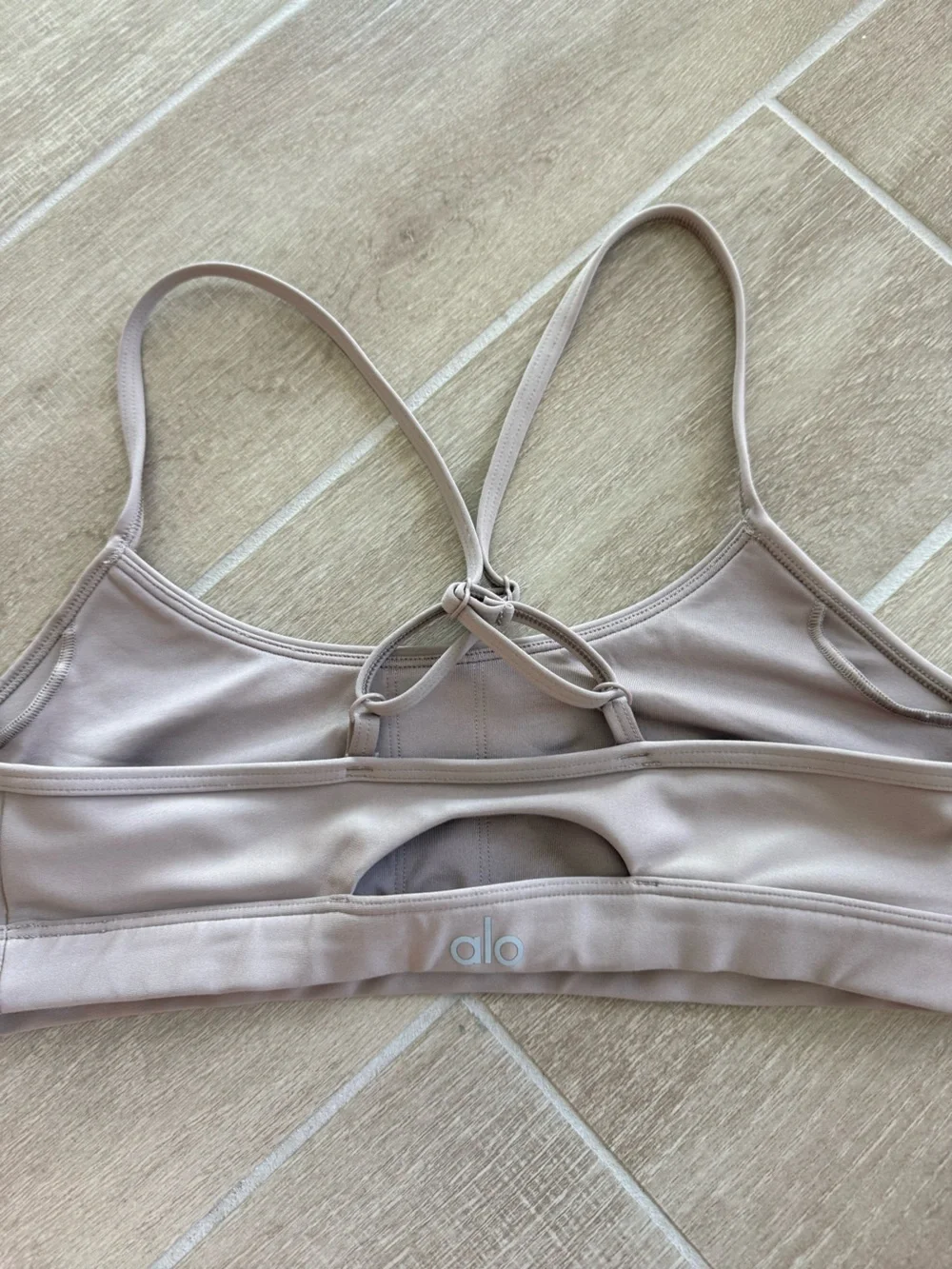 Alo Seamless Light Beige Bralette